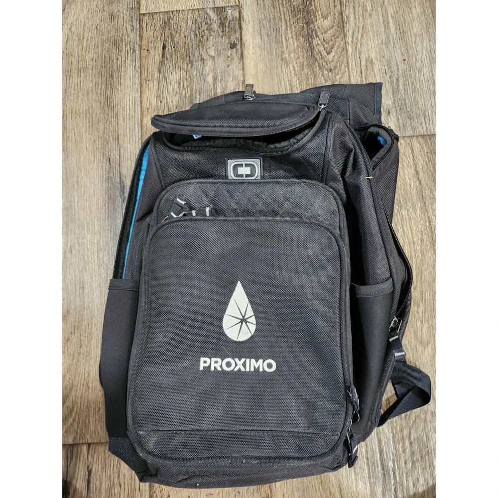 Ogio Proximo Laptop Backpack Audio Compatible Breathable Air Flow System Black